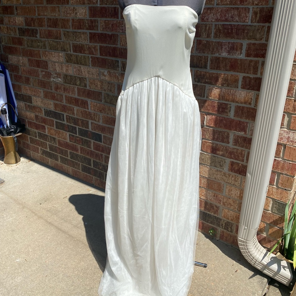 Brunello Cucinelli Silk & Tulle Gown